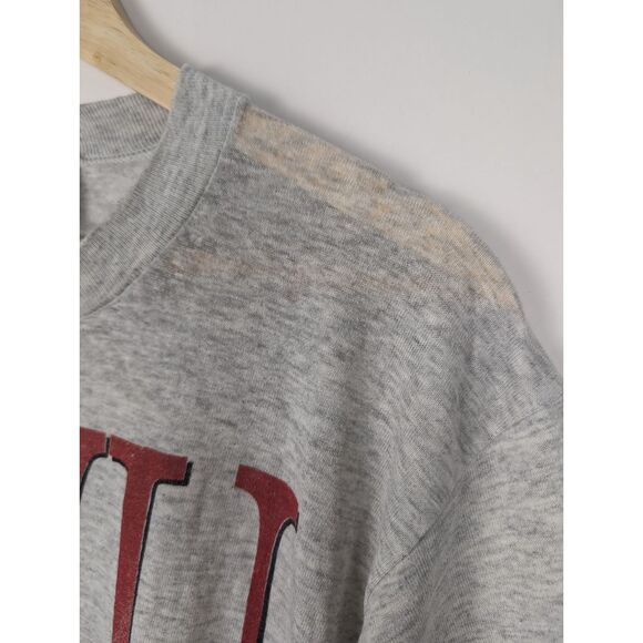 Vintage Central Washington University CWU Jerzees Shirt Mens XL Gray NCAA Sports - Picture 3 of 7